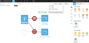 Embedding Recipe Selection