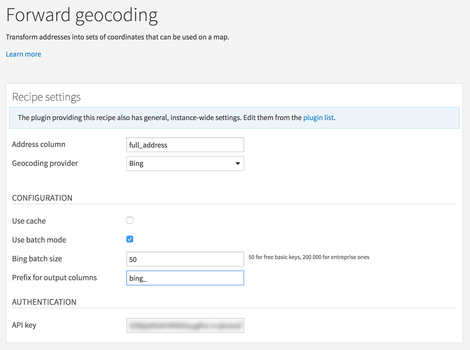 Geocode your data directly into DSS