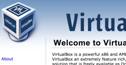 Screenshot from virtualbox page