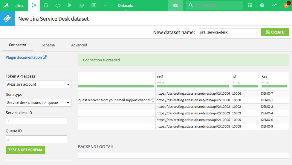 Plugin jira dataiku
