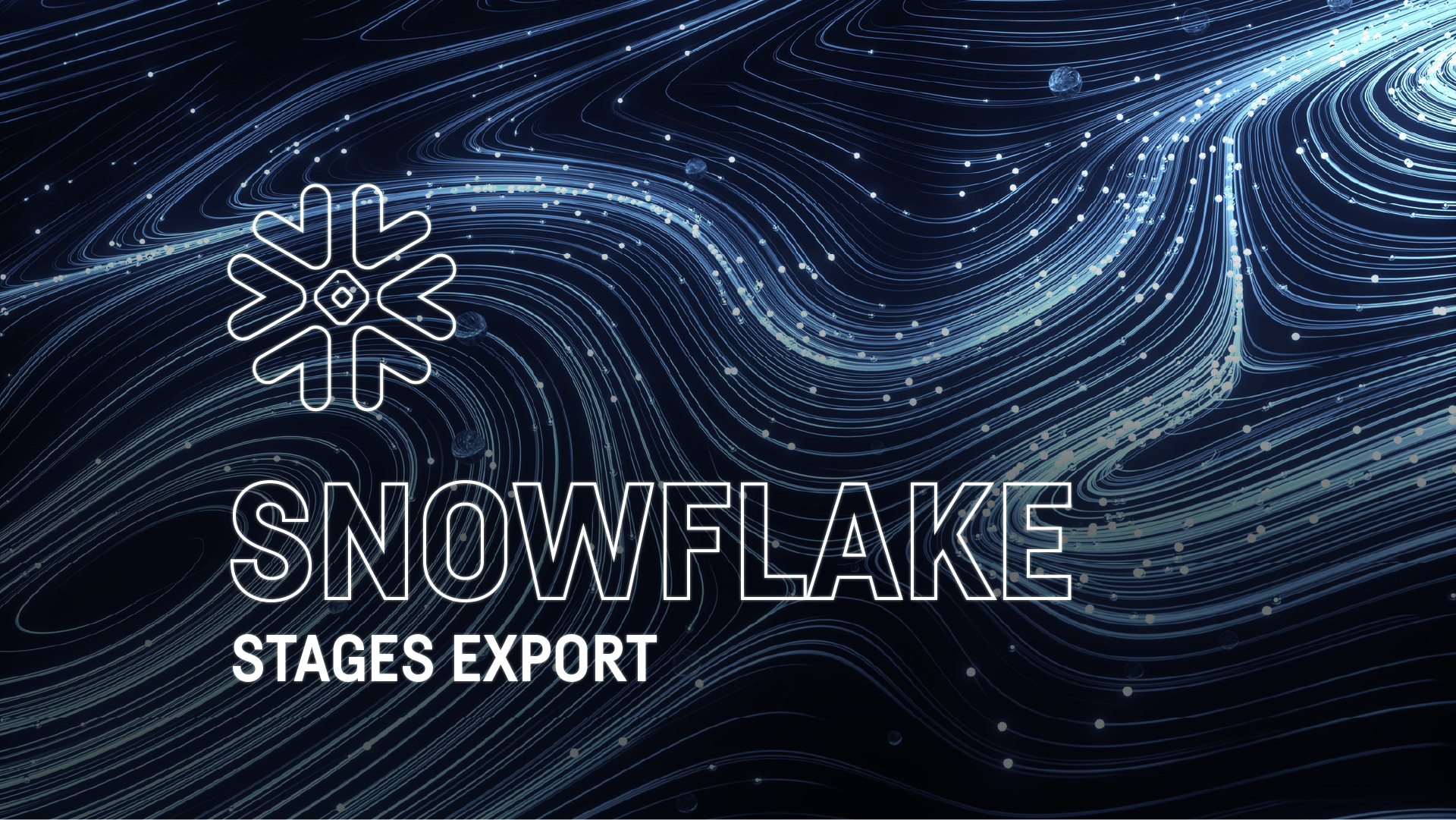 Plugin Snowflake stages export Dataiku