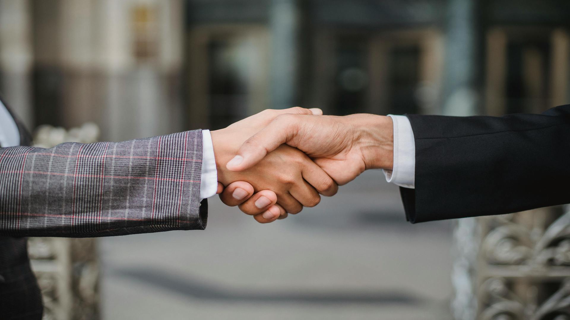 business deal handshake