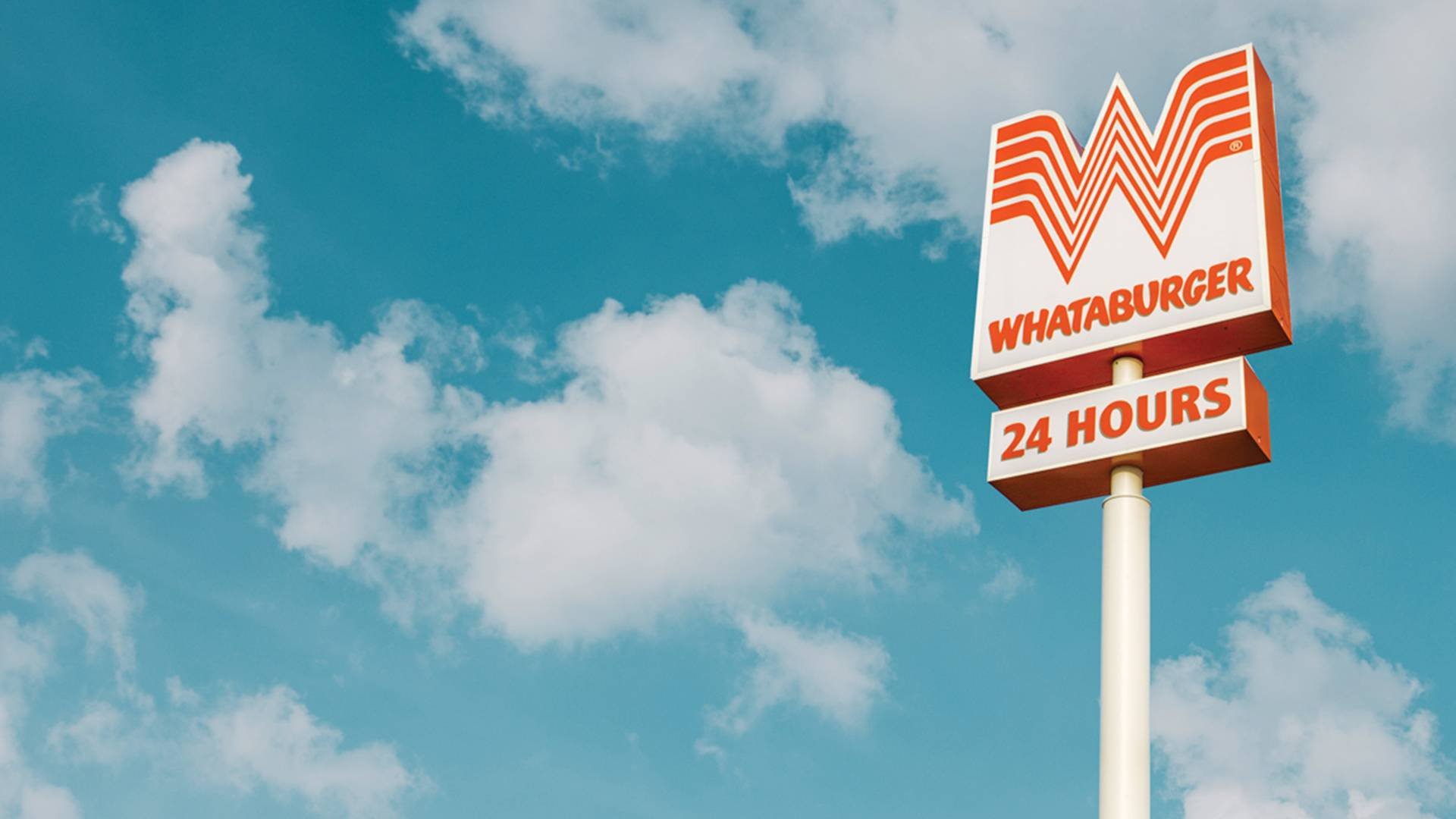 Whataburger sign in sky
